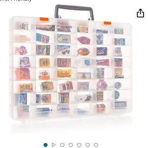 Plastic toys organizer , double sided open